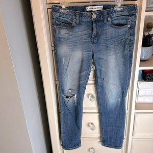 Size 4 Express Boyfriend Jeans ( Low Rise )